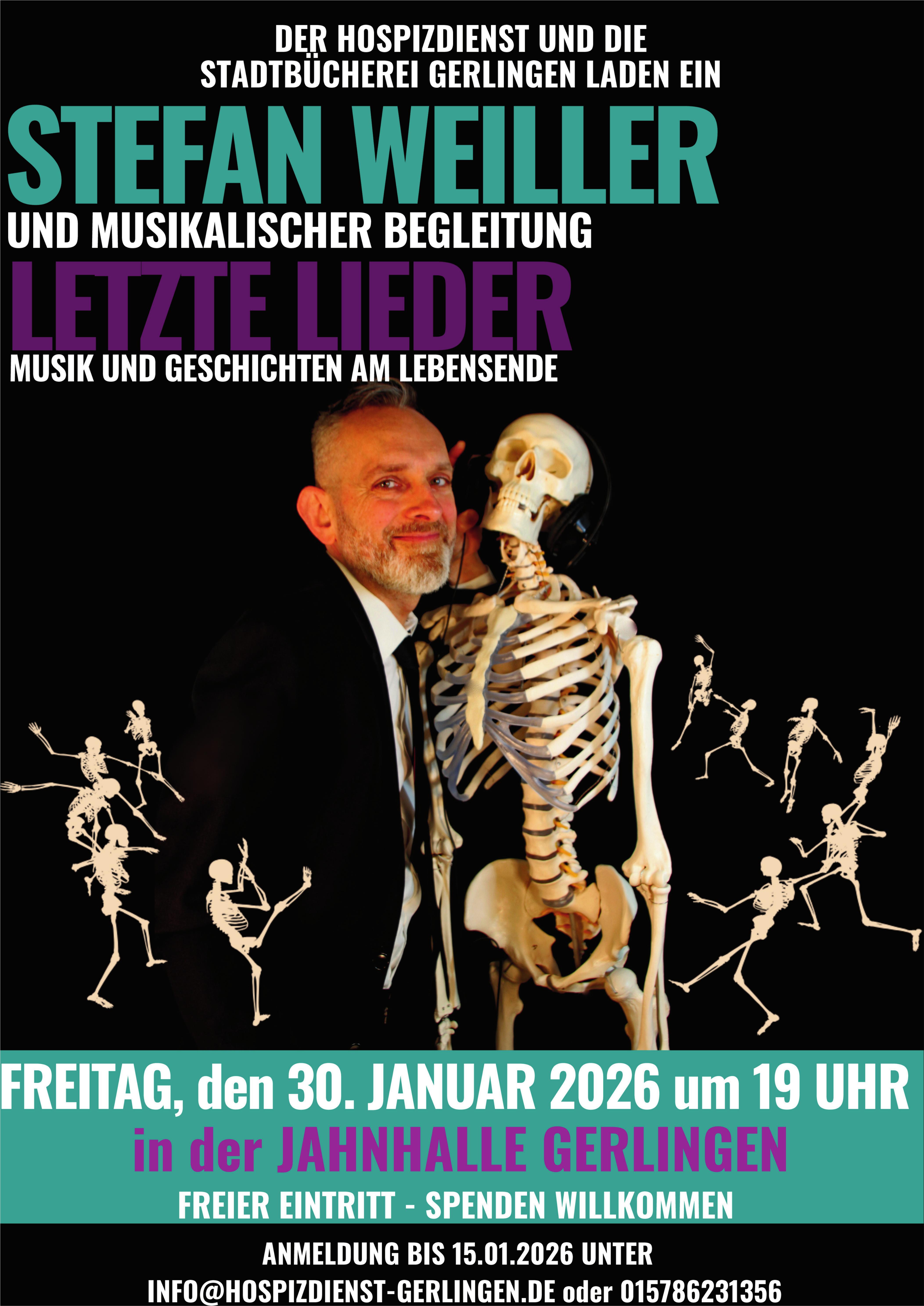 Plakat Letzte Lieder 1